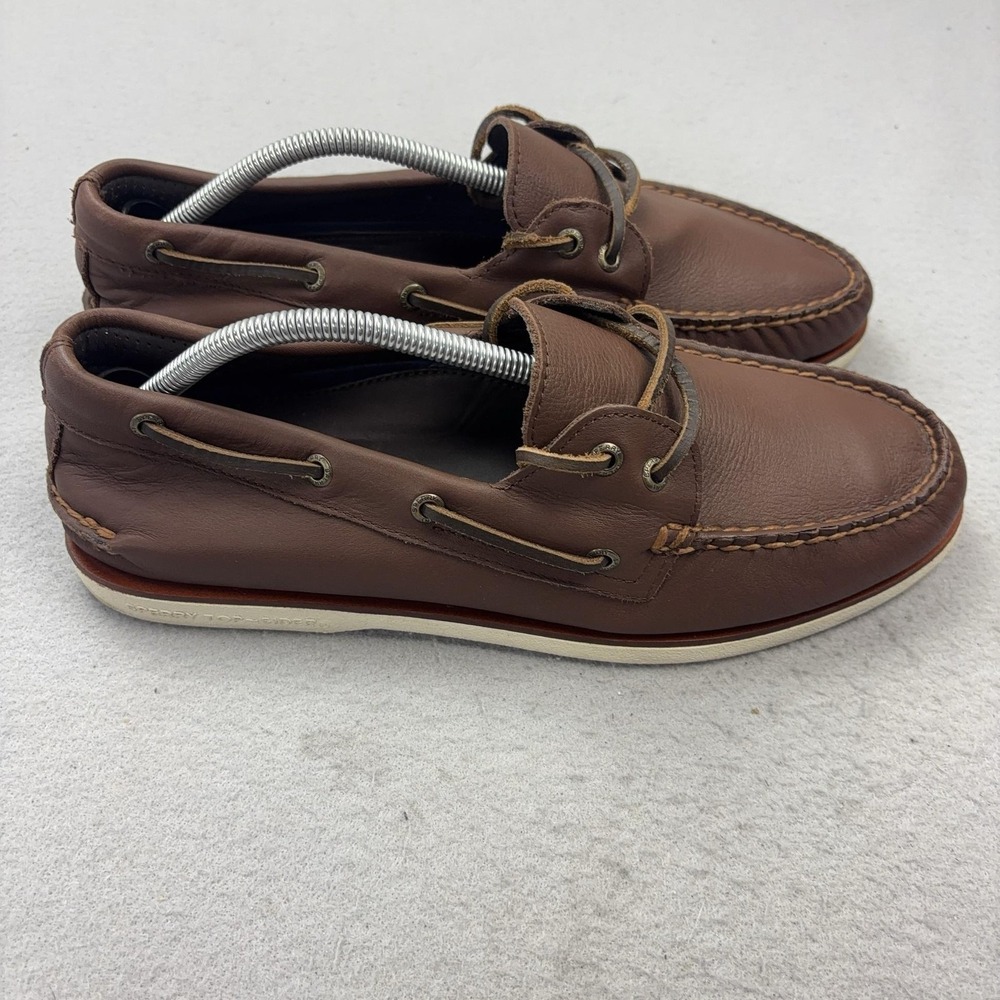 Sperry Gold Cup Boat Shoes Mens Size 11 Brown Top Sider Non Marking STS24261